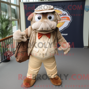 Tan Piranha mascotte...