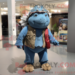 Glyptodon mascottekostuum...