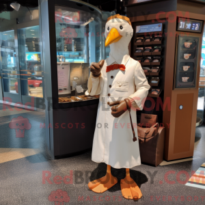 Rust Seagull maskot kostume...