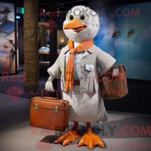 Rust Seagull maskot drakt...