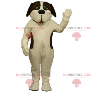 Maskot St Bernard bílé a hnědé skvrny - Redbrokoly.com