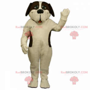 Mascotte San Bernardo macchie bianche e marroni - Redbrokoly.com