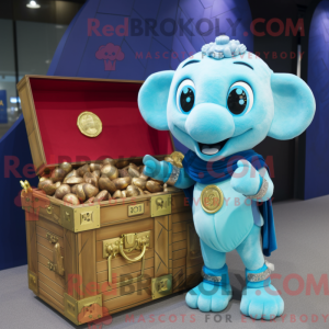 Costume de mascotte Cyan...