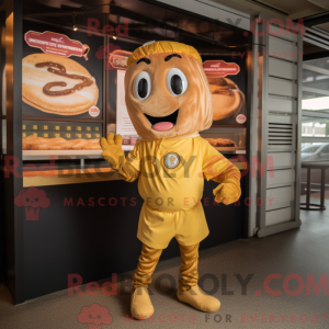 Gold Bagels Maskottchen...