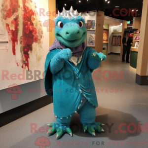 Dragemaskotdraktfigur kledd...