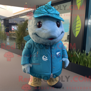 Disfraz de mascota Cyan...
