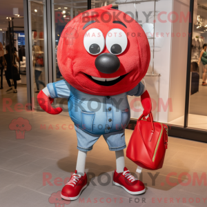 Red Soccer Ball...