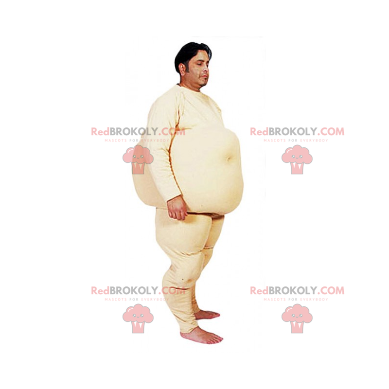 Maskot sumo bez kostýmu - Redbrokoly.com