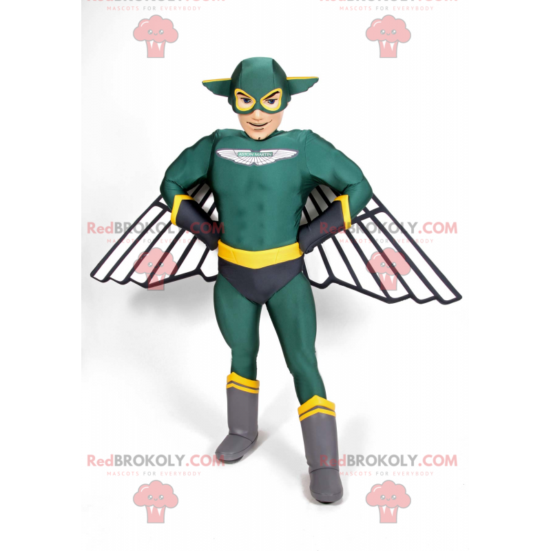 Superhelt maskot - Redbrokoly.com