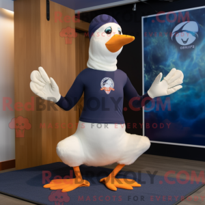 Postava maskota Navy Gull...