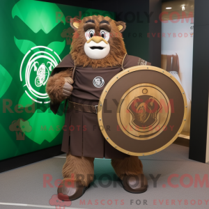 Brun Celtic Shield máscara...