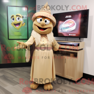 Tan Jambalaya mascot...