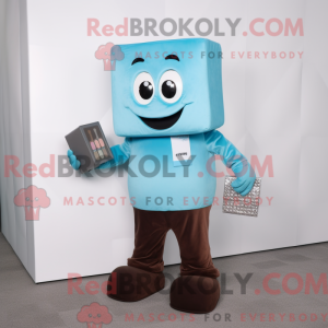 Cyan Chocolate Bars maskot...