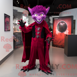 Magenta Vampire mascot...