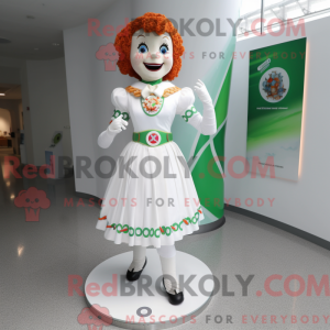 White Irish Dancer mascot...