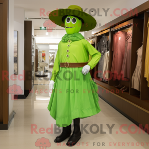 Limegrønn Máscara de cowboy...