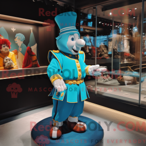Turkis Swiss Guard maskot...