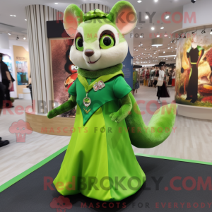 Groene vliegende eekhoorn...