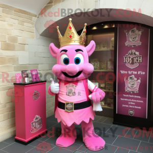 Máscara de castelo rosa...
