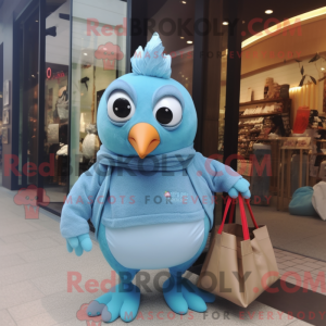 Sky Blue Quail maskot...