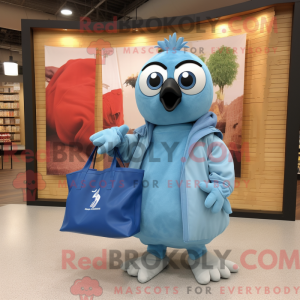 Sky Blue Quail maskot...