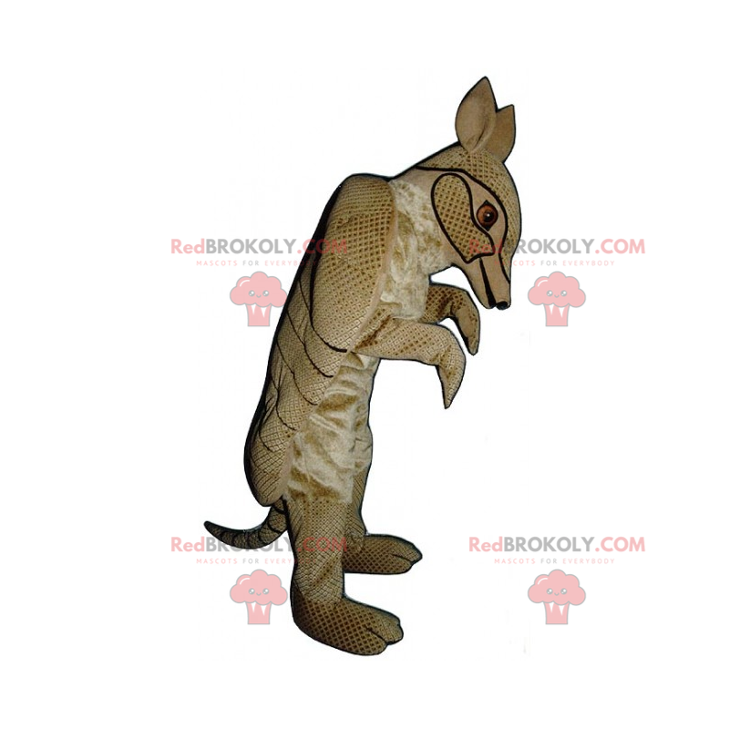 Mascotte di armadillo - Redbrokoly.com