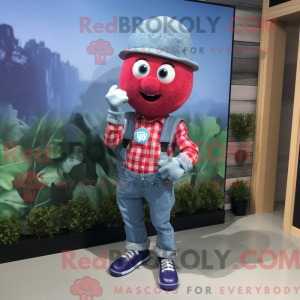 Raspberry-mascottekostuum...