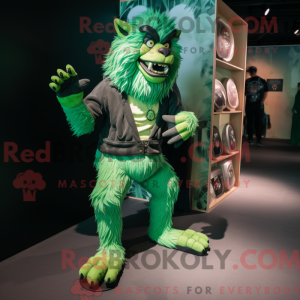 Grønn varulv maskot drakt...