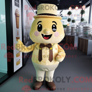 Gold Ice Cream maskot...