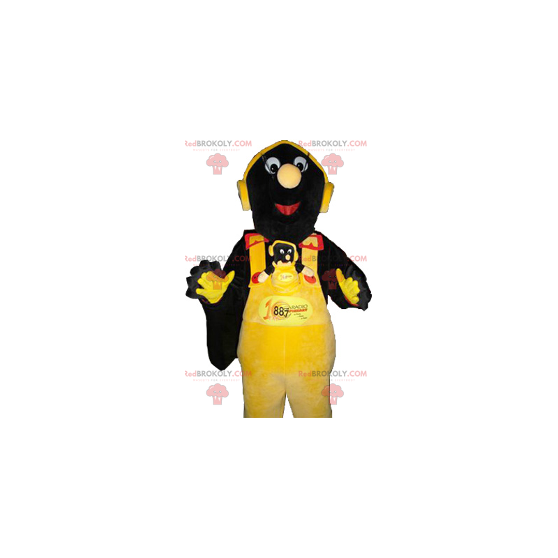 Mole mascot overalls - Redbrokoly.com