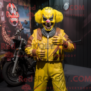 Gele boze clown...