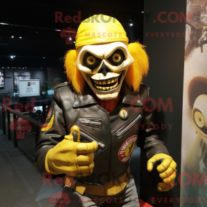 Gele boze clown...