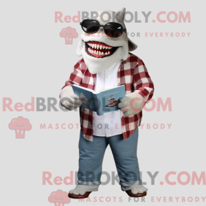 Mascotte de Megalodon blanc...