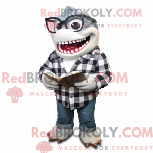 Mascotte de Megalodon blanc...