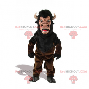 Bull mascot with small horns - Redbrokoly.com
