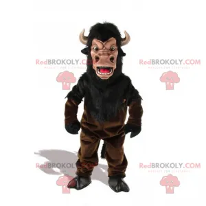 Mascota de toro con cuernos pequeños - Redbrokoly.com