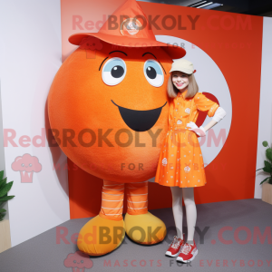 Disfraz de mascota Orange...