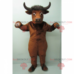 Mascotte del toro con le corna nere - Redbrokoly.com