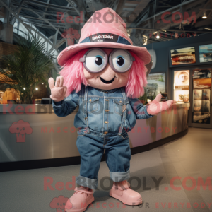 Pink Gyro Maskottchen...