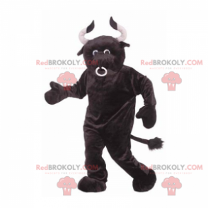 Black bull mascot - Redbrokoly.com