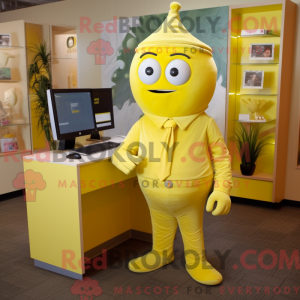 Lemon Yellow Computer...