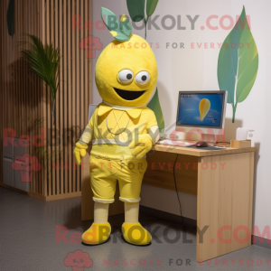 Lemon Yellow Computer...