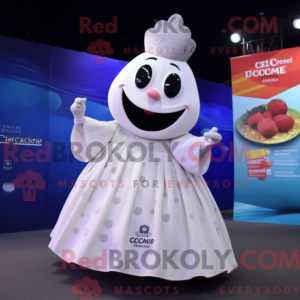 Hvid Ceviche maskot kostume...