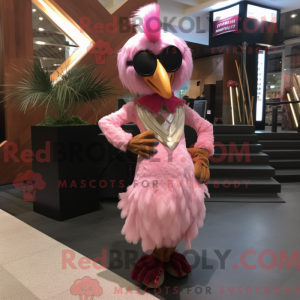 Maskotdraktfigur Pink...