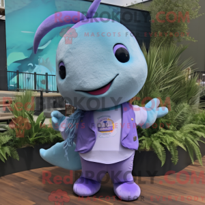 Lawendowa maskotka Narwhal...