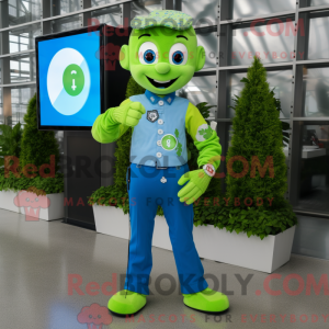 Limegroen klavertje vier...