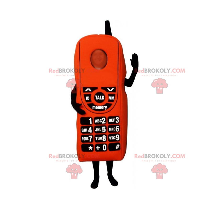 Mobiltelefon maskot - Redbrokoly.com