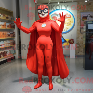 Superhero mascot costume...