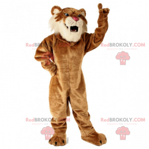 Säbelzahntiger-Maskottchen - Redbrokoly.com