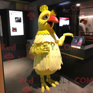 Figura de máscara de galo...